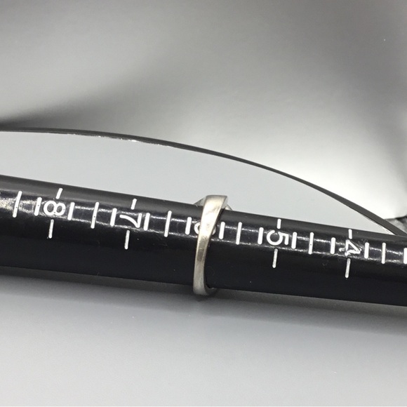 Tanzanite & Inlaid Opals Sterling Ring Sz 6 - Picture 3 of 4